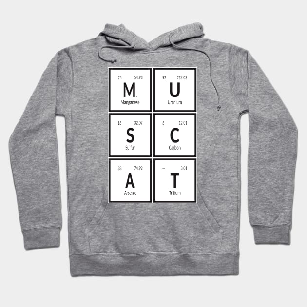 Muscat City | Periodic Table of Elements Hoodie by Maozva-DSGN